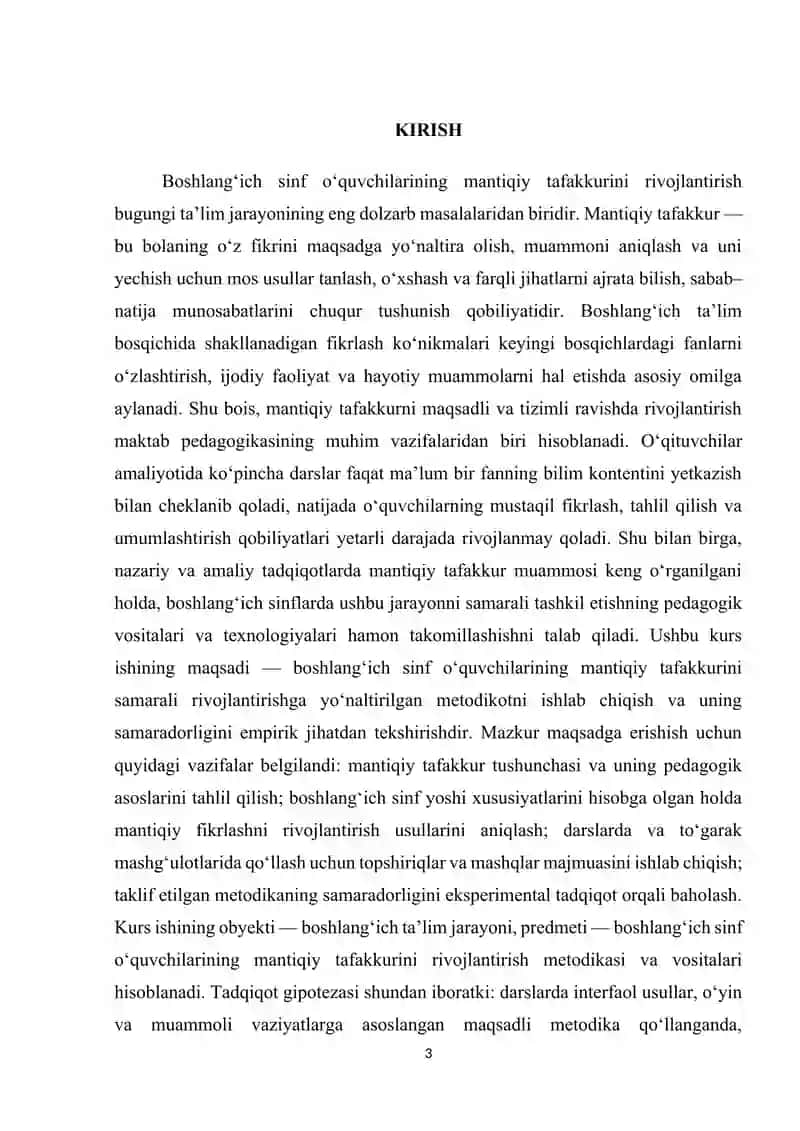 Boshlang 'ich sinf o'quvchilarining mantiqiy tafakkurini rivojlantrish 3