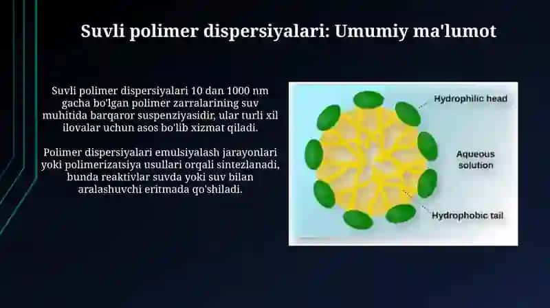 Polimerlarning suvli despersiyalari 3