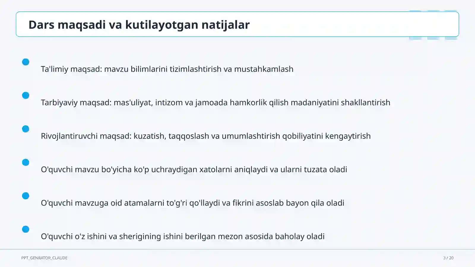 Kombinatorika: o'rin almashtirish, guruhlash (9-sinf) 3