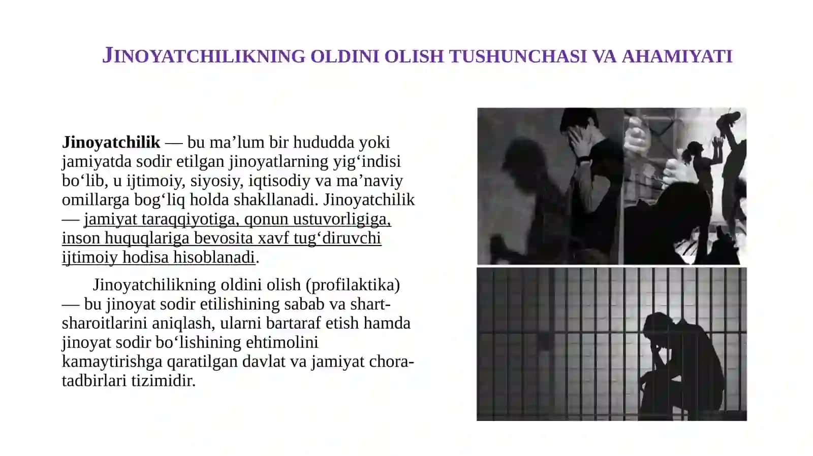 JINOYАTСHILIKNING OLDINI OLISH SUBYEKTLАRI HАMDА JINOYАTСHILIKKА QАRSHI KURАSHDА XАLQАRO HАMKORLIK 3