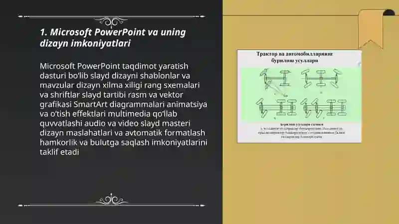 Microsoft PowerPoint va uning dizayn imkoniyatlari 3