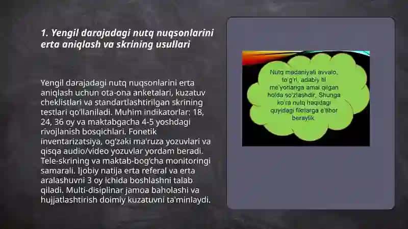 Yengil darajadagi nutq nuqsonlariga ega bo'lgan bolalar bilan olib boriladigan ish tizimi 3