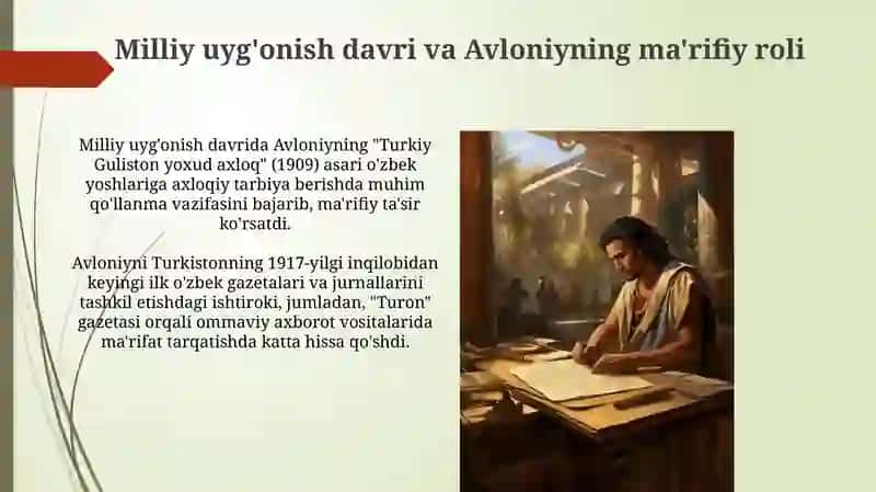Abdulla Avloniyning hayoti va ijodi yaratgan asarlari 3