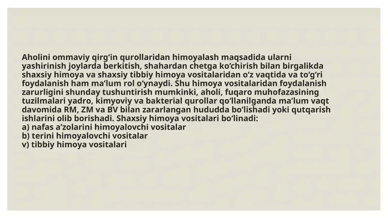 Shaxsiy tibbiy himoya vositalari 3