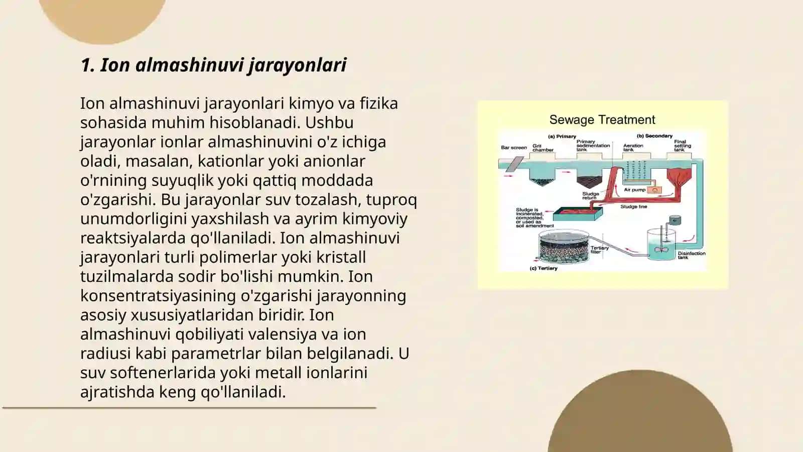 Ion almashinuv usulida tòqimachilik korxonalarining oqova suvlarini tozalash 3