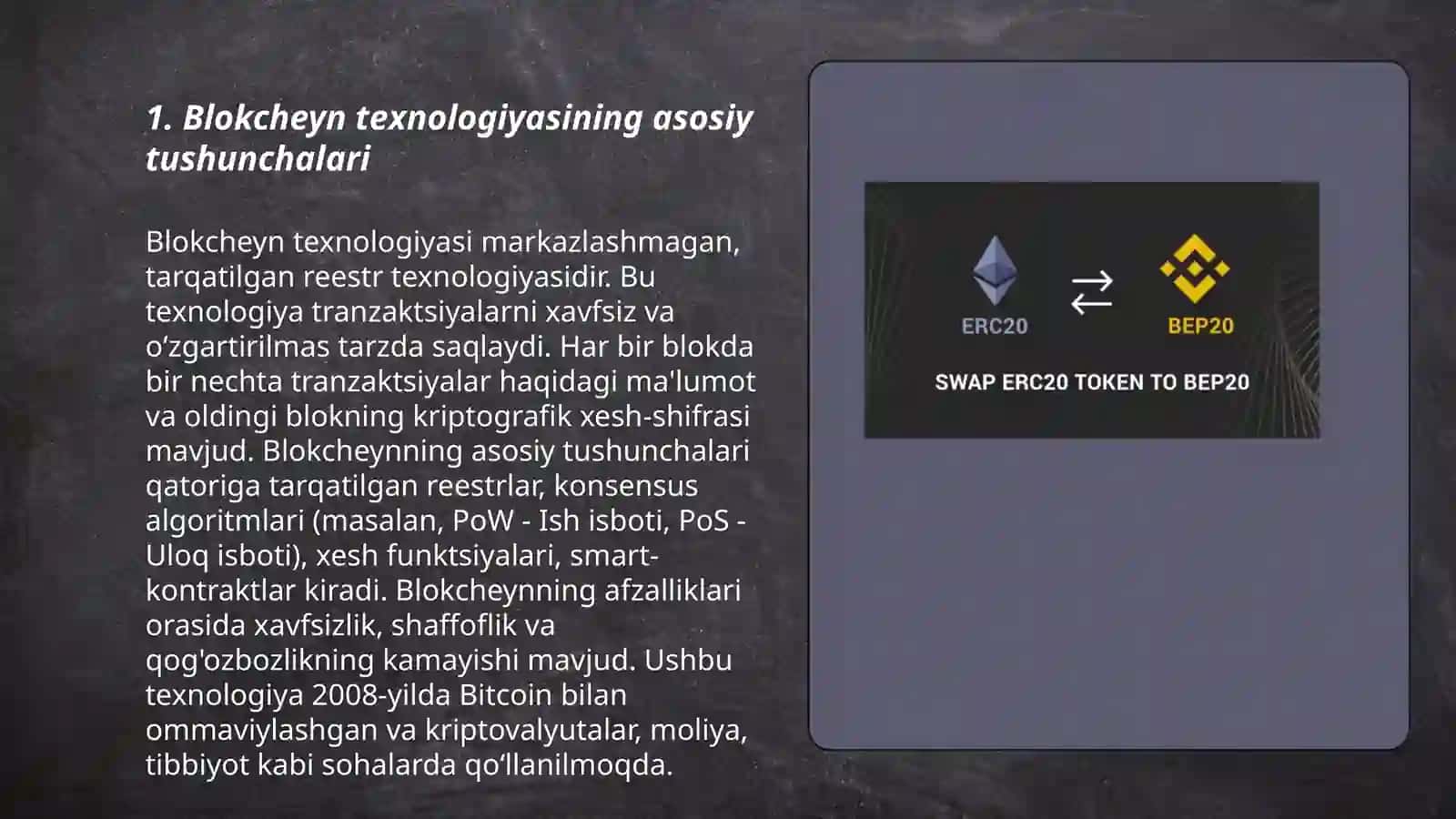 Blokcheyn texnolohiyasi va undan foydalanish yo'llari 3
