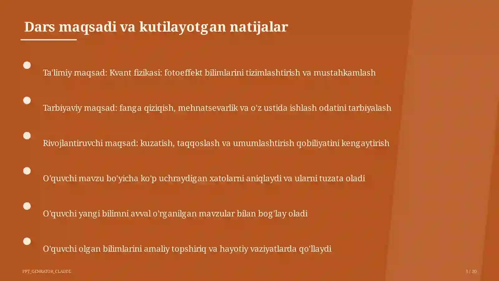 Kvant fizikasi: fotoeffekt (11-sinf) 3