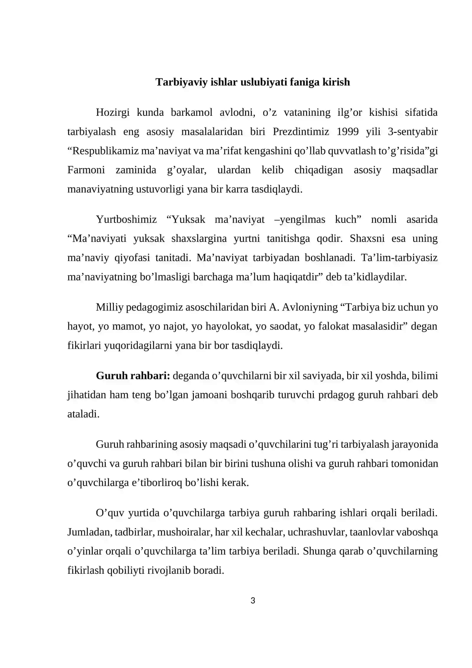 Tarbiyaning muassasasida metodik ishlarni tashkil etish 3