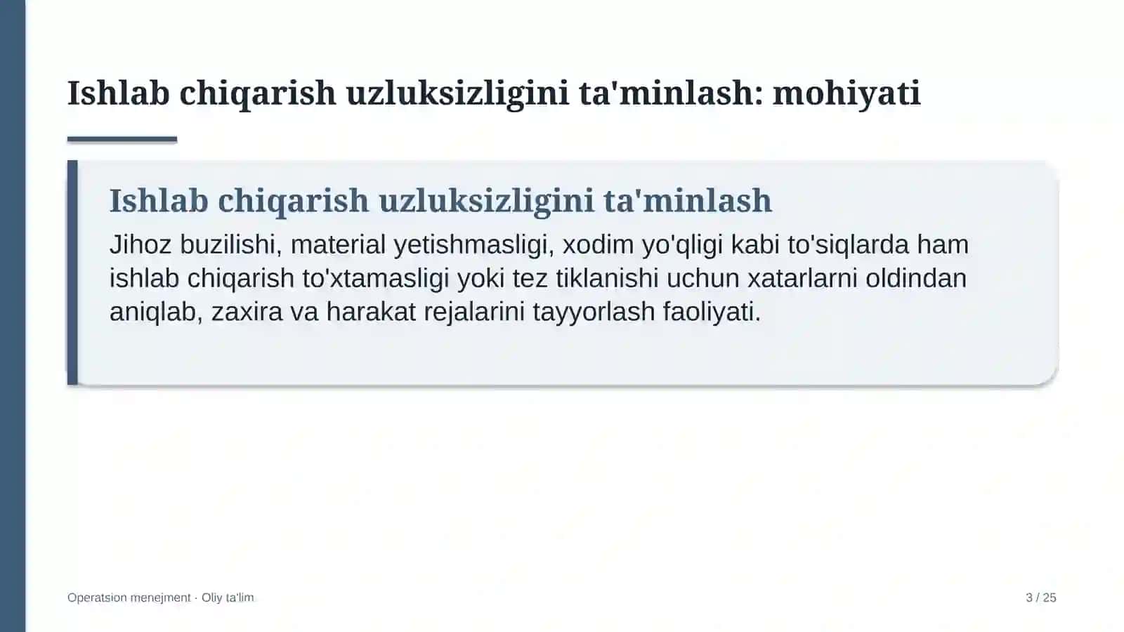 gidrometeorologiya xizmatida ishlab chiqarish jarayonining uzluksizligini ta'minlash 4055 3