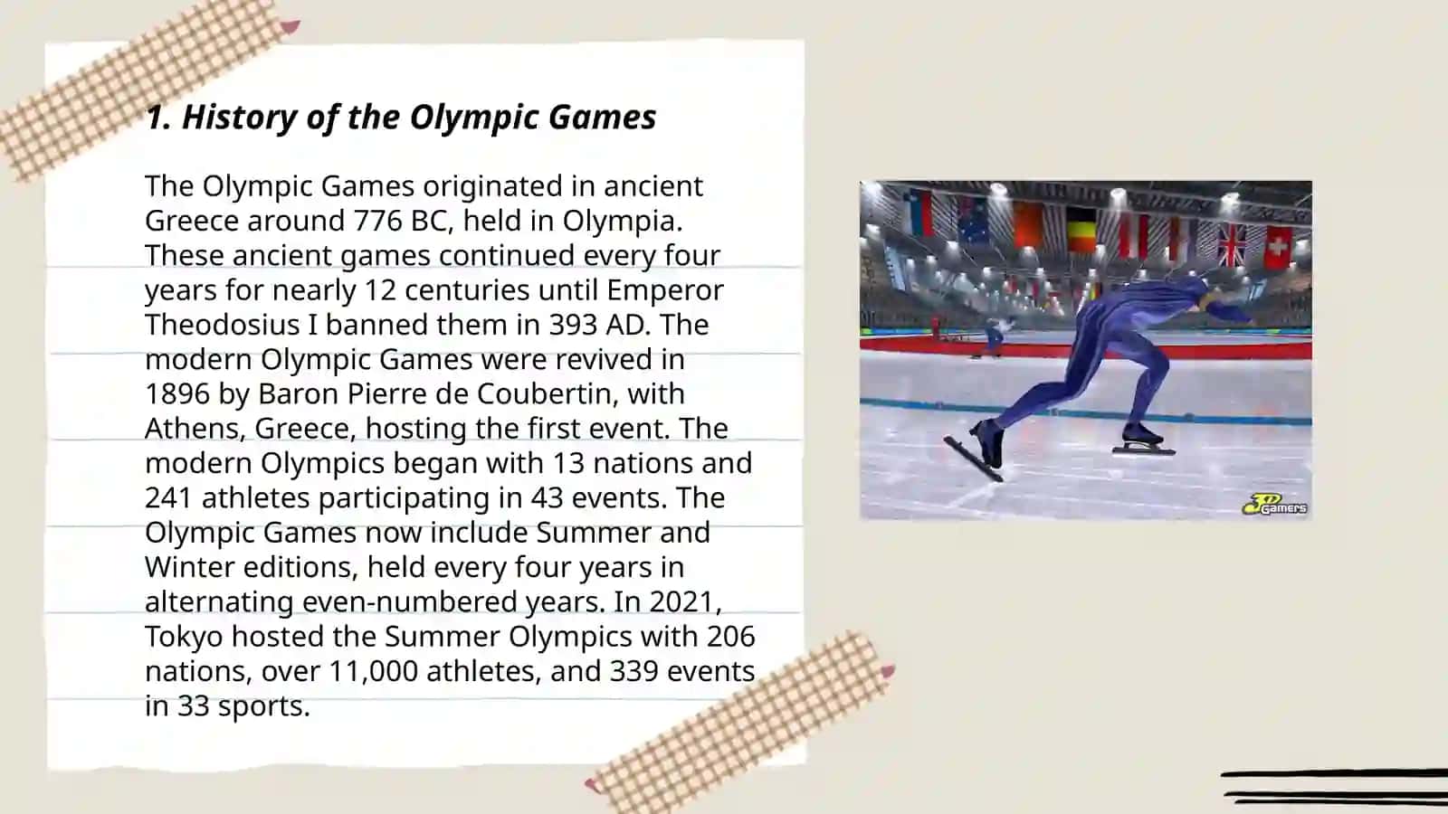 The Olympic games 3