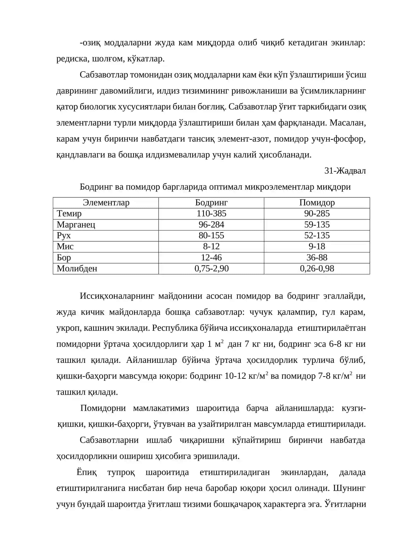 Сабзавот етиштиришни ҳимоялаш 3