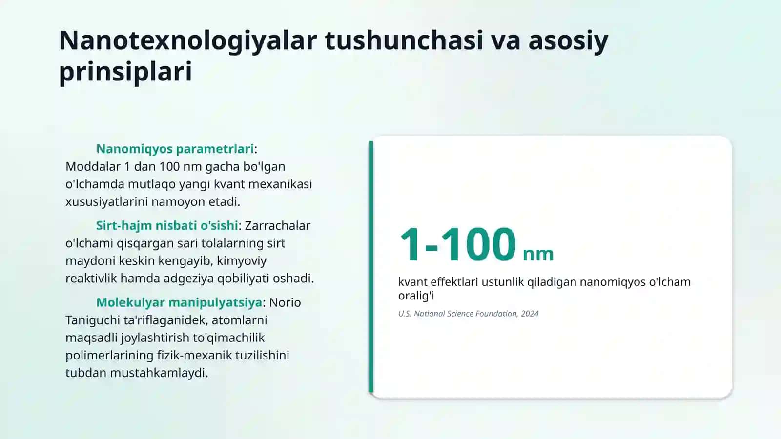 Nanotexnologiyalar uchinchi ming yillikning kashfiyoti 3