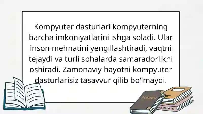 Kompyuyer dasturlari turlari 3