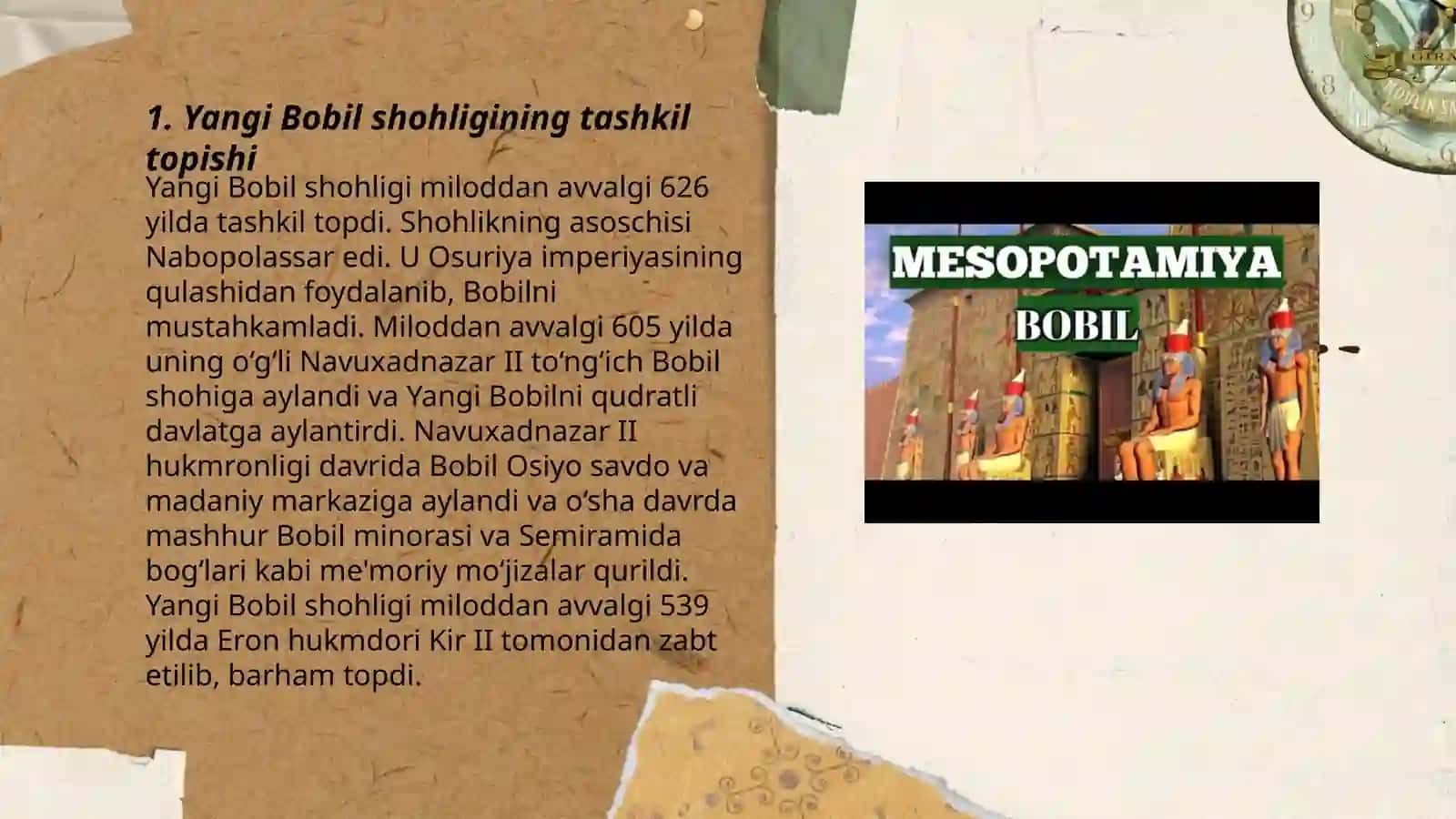 Yangi Bobil shohligi 3