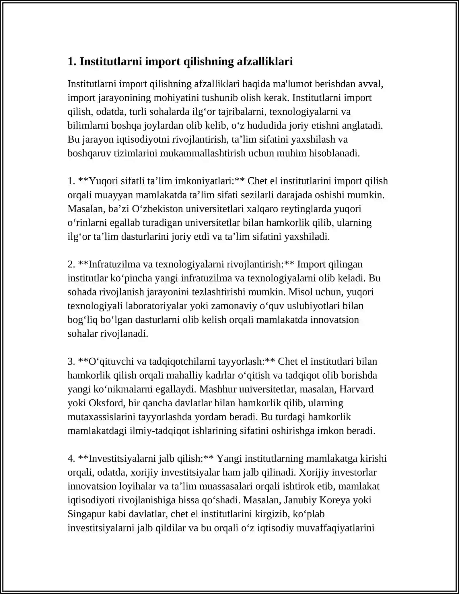 INSTITUTLARNI IMPORT QILISH 3