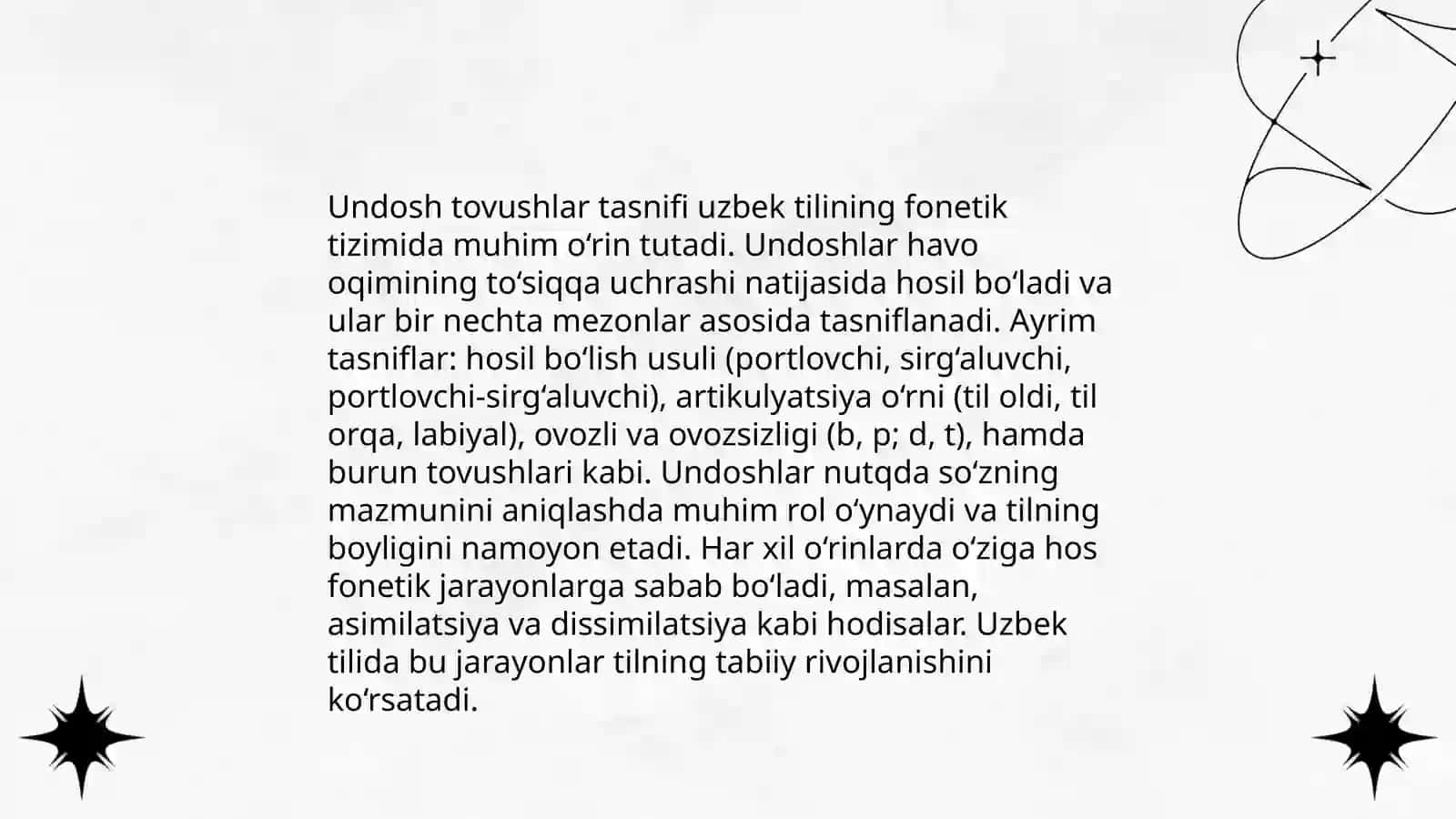 Undosh tovushlar talaffuzi va imlosi 3