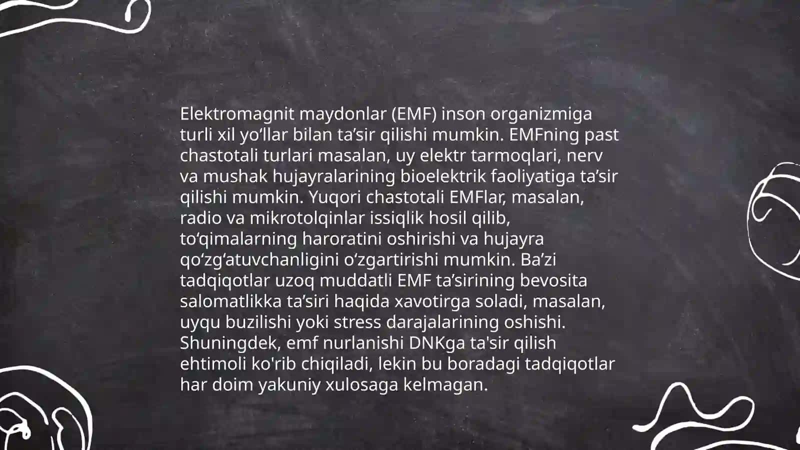 Elektromagnit maydonning inson organizmiga ta'siri 3