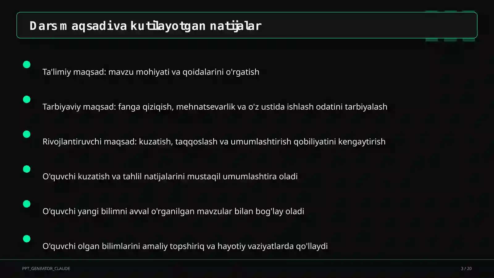 Tinish belgilari: nuqta, so'roq va undov (2-sinf) 3