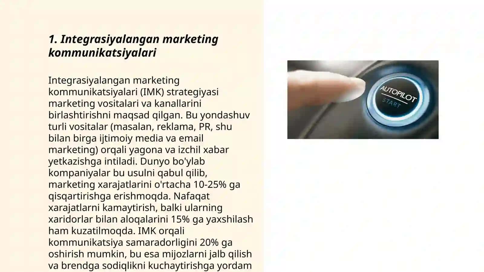 Integrasiyalangan to‘g‘ridan-to‘g‘ri marketing, uning mohiyati va mazmuni 3