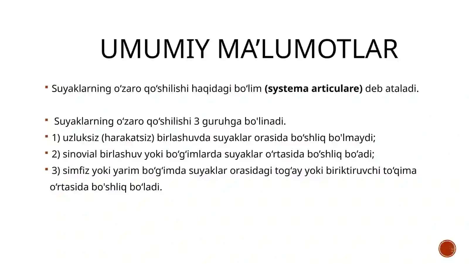 Suyaklarning birlashuvi 3