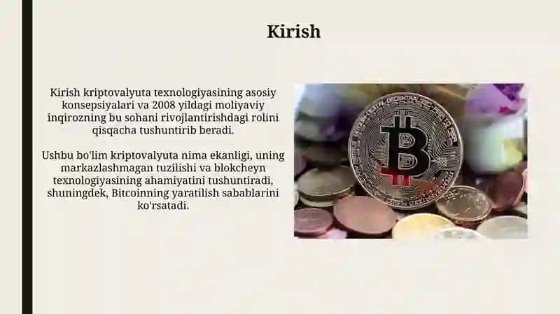 Kripta valyutaning kelib chiqishi va rivojlanish tendensiyasi 3