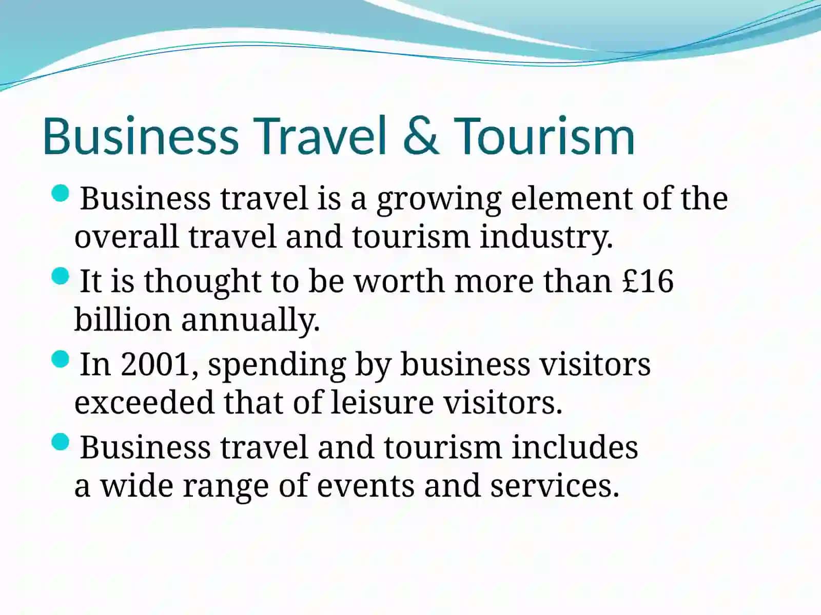 The Business Travel Environment 3