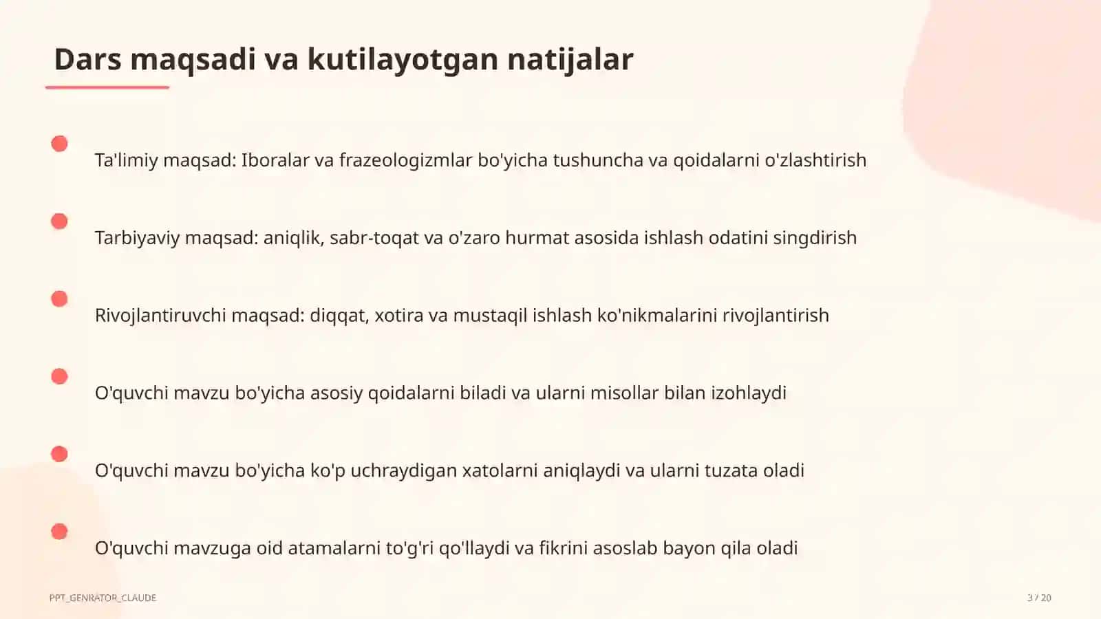 Iboralar va frazeologizmlar (5-sinf) 3