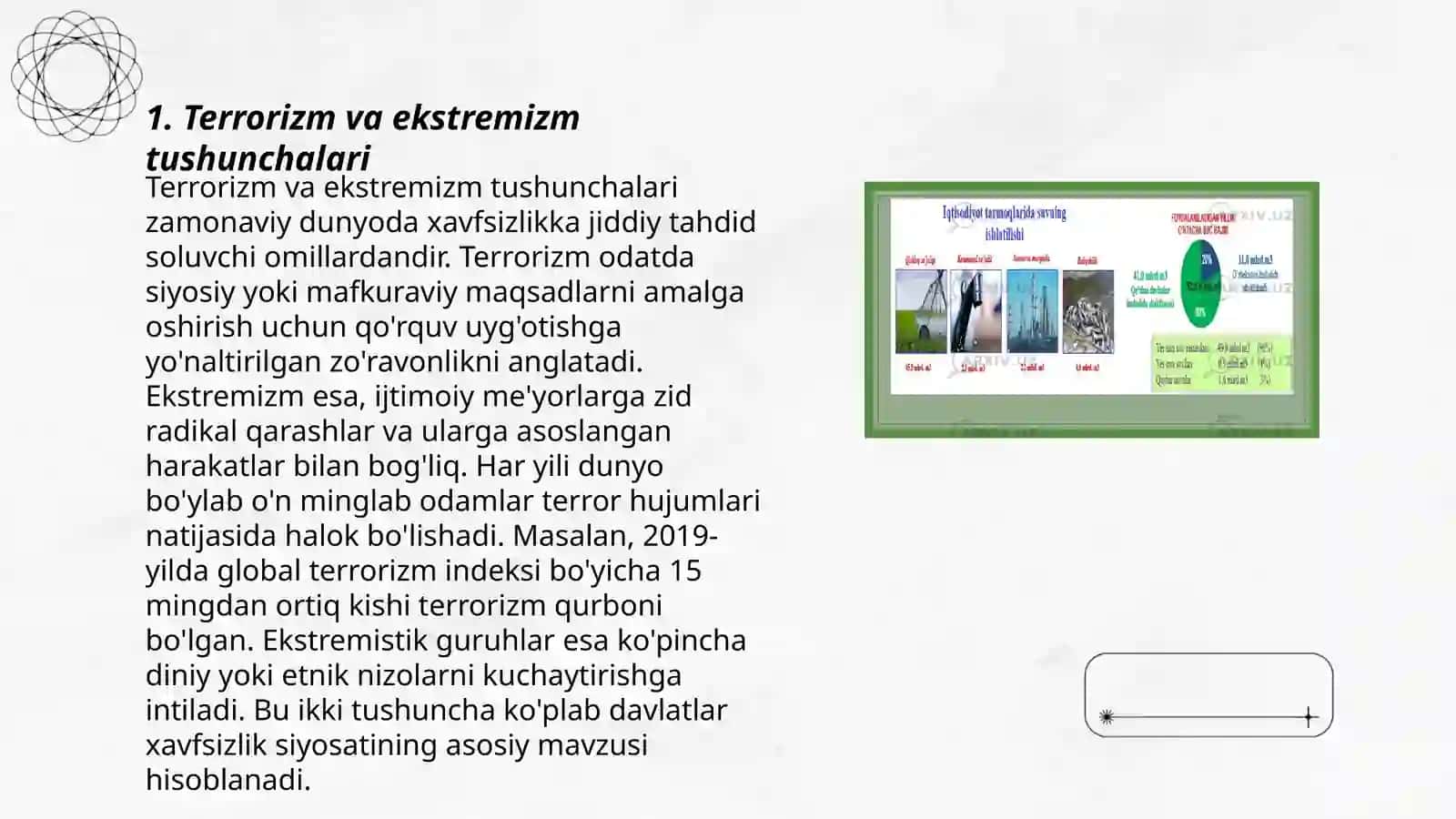 Terrorizm va ekstremizm holatlari, sabablari va oqibatlari by Qodirov Jamshidbek 3