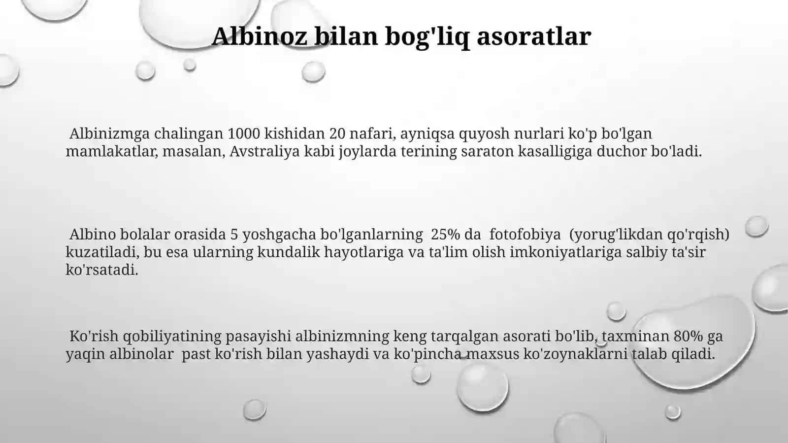 Albinizm 3