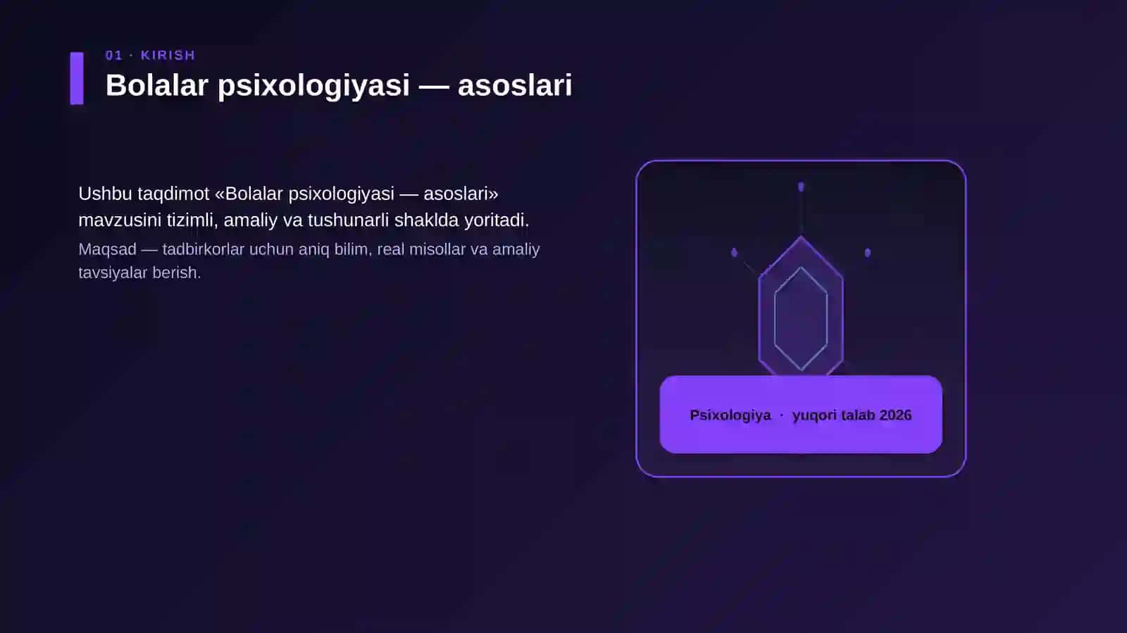 Bolalar psixologiyasi — asoslari 3