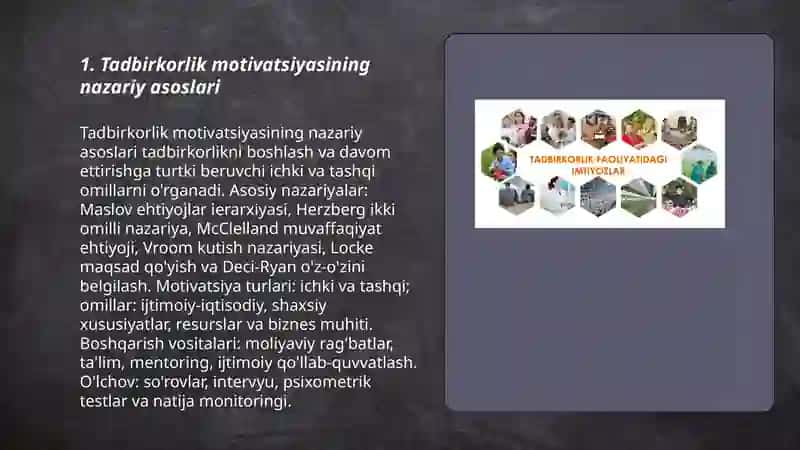 Tadbirkorlik Faoliyati Motivatsiyasi 3