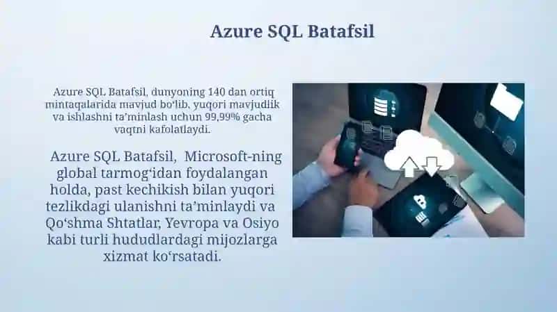Azure SQL Batafsil 3