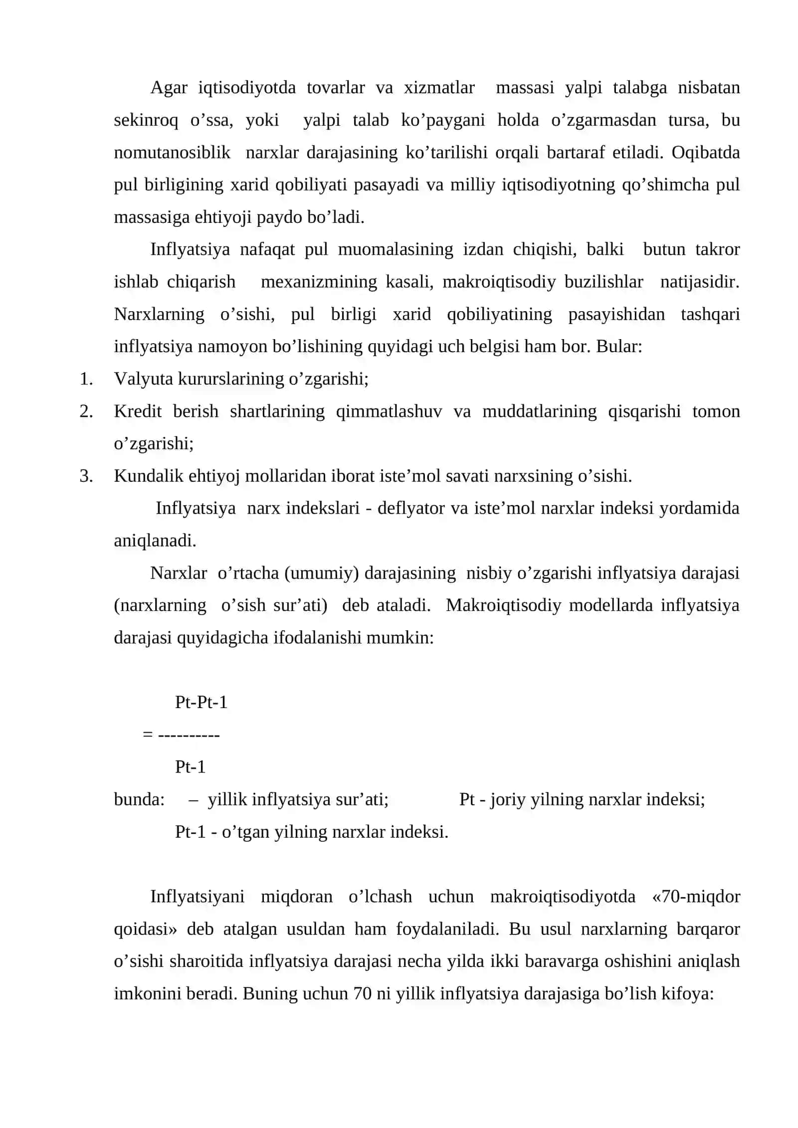 Inflyatsiya va aksilinflyatsiya siyosati 3