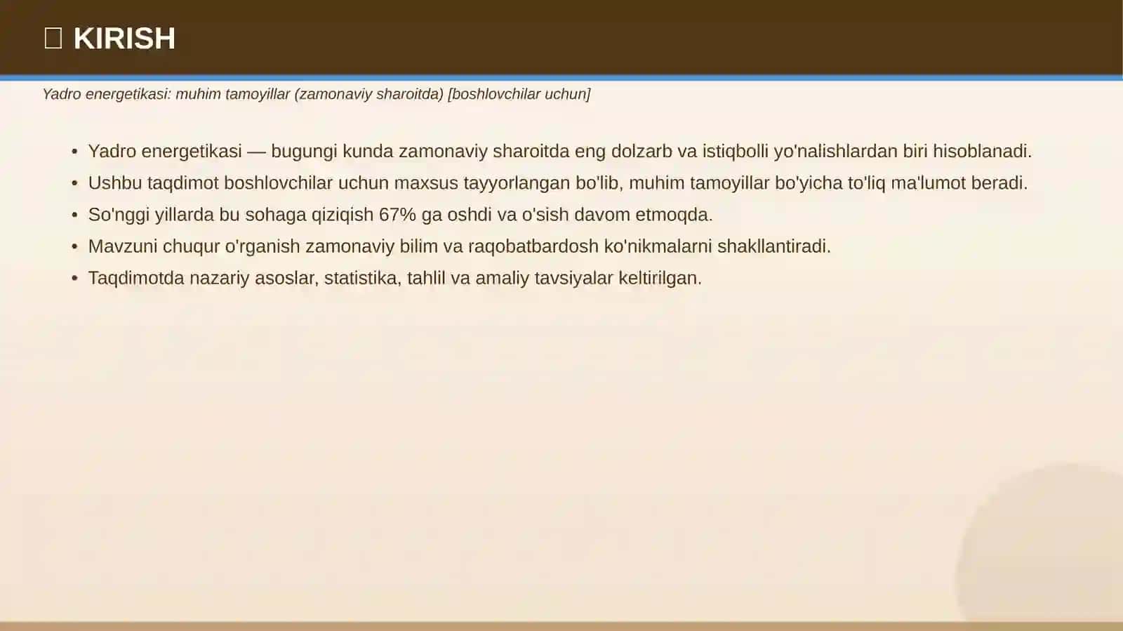 Yadro energetikasi: muhim tamoyillar (zamonaviy sharoitda) [boshlovchilar uchun] 3