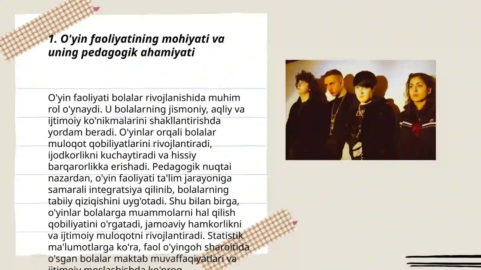 O'yin maktabgacha yoshdagi bolaning faolyati sifatida 3