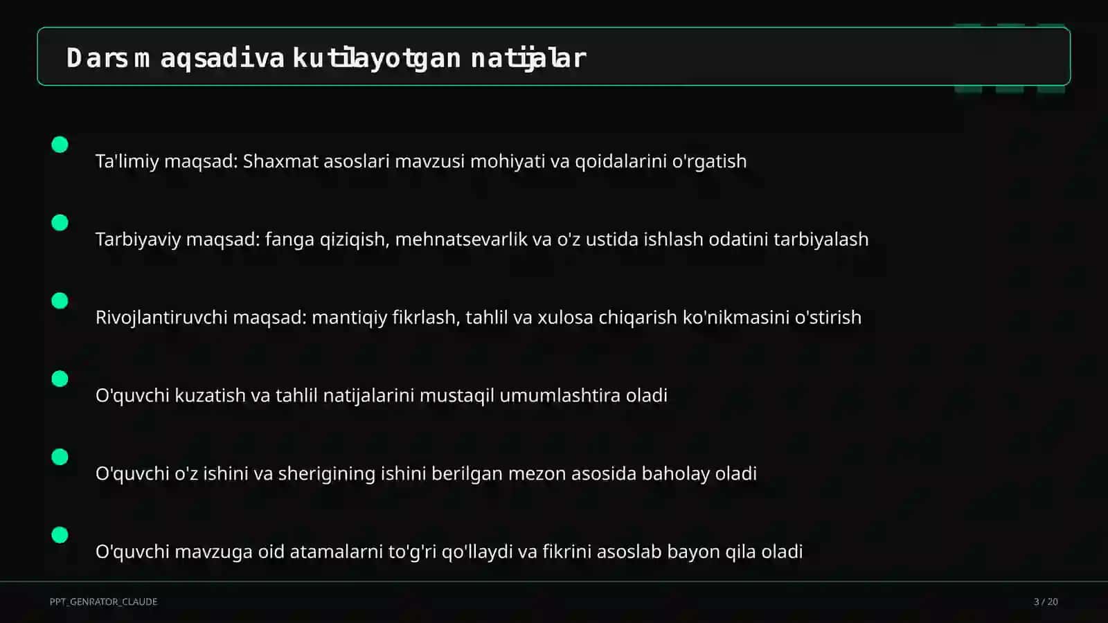 Shaxmat asoslari (4-sinf) 3