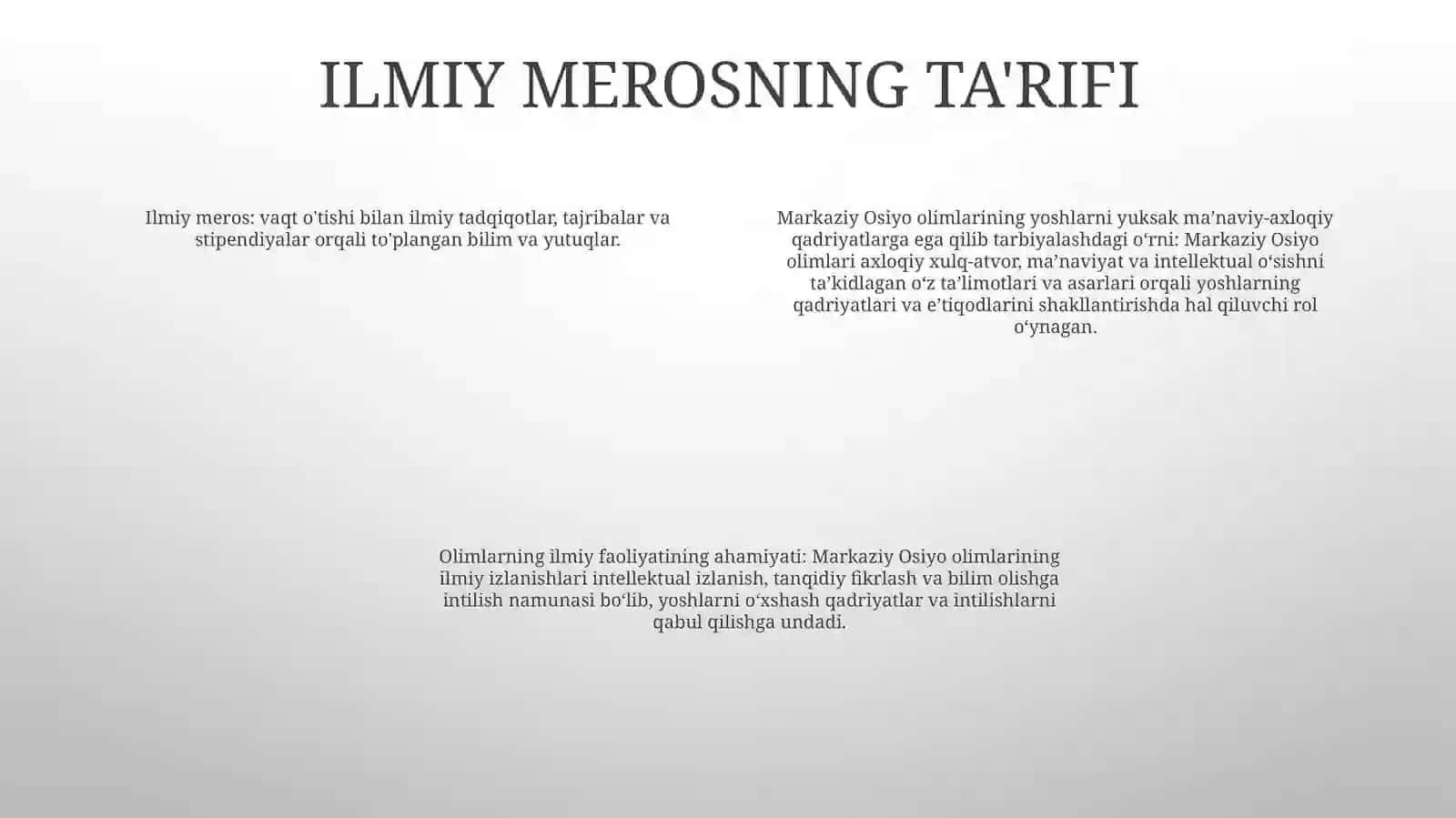 Yuksak Ma'Naviyatli Yoshlarni Tarbiyalashda O'Rta Osiyo Allomalari Ilmiy Merosi 3