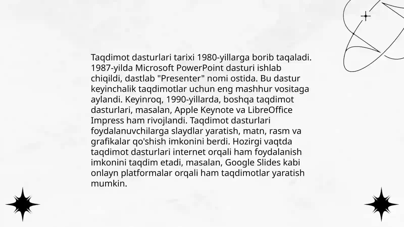 Taqdimot dasturlari 3