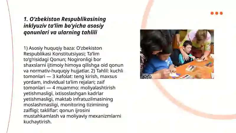 O‘zbekistonda inklyuziv ta’limning me’yoriy-huquqiy bazasini tahlil qilish 3