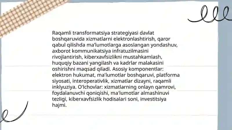Davlat boshqaruvida raqamli texnologiyalar rivojlanishi 3