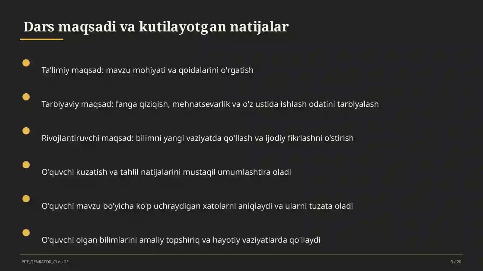 Hayvonlarning turlari: sutemizuvchilar, qushlar, baliqlar (3-sinf) 3