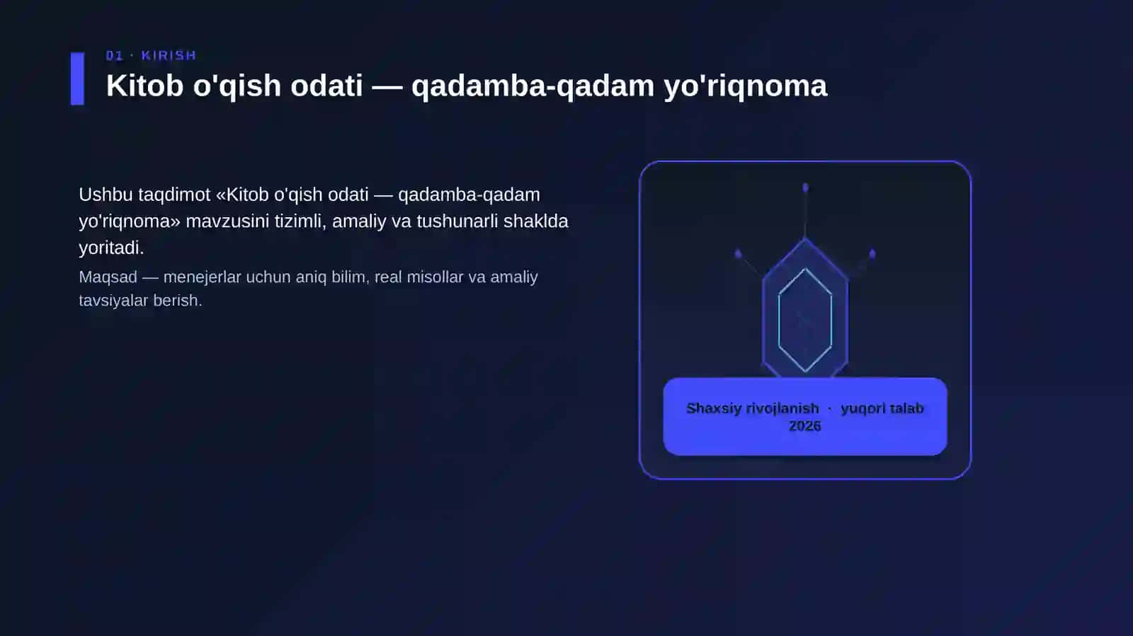 Kitob o'qish odati — qadamba-qadam yo'riqnoma 3