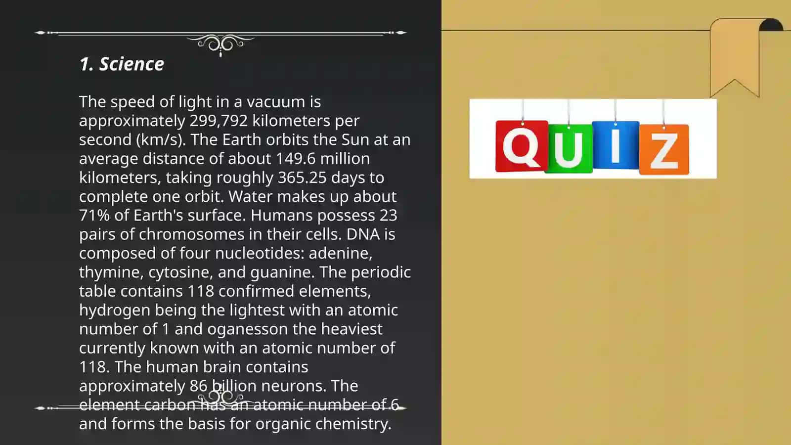Quizzes 3