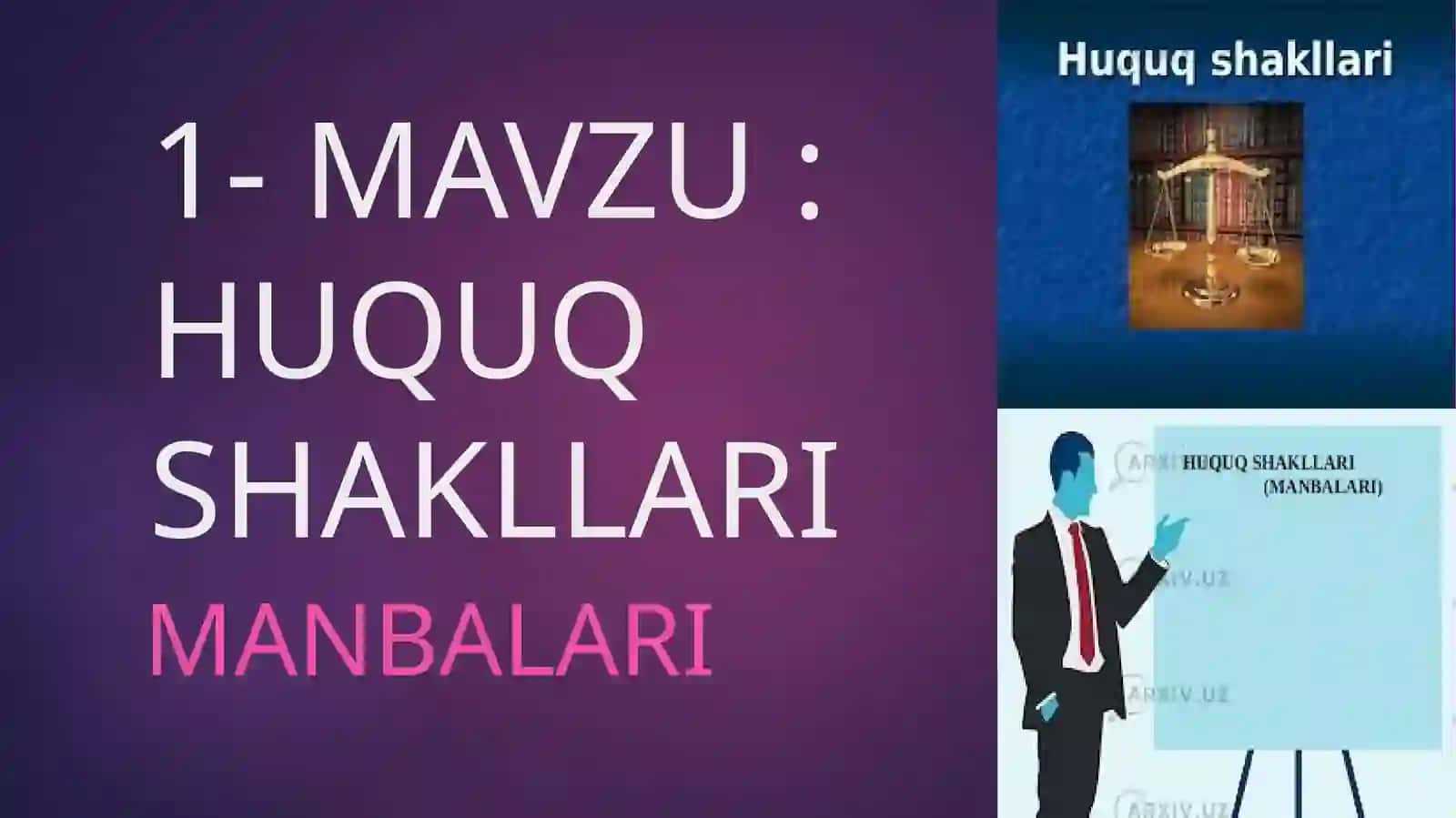 DAVLAT VA HUQUQ NAZARIYASI 3