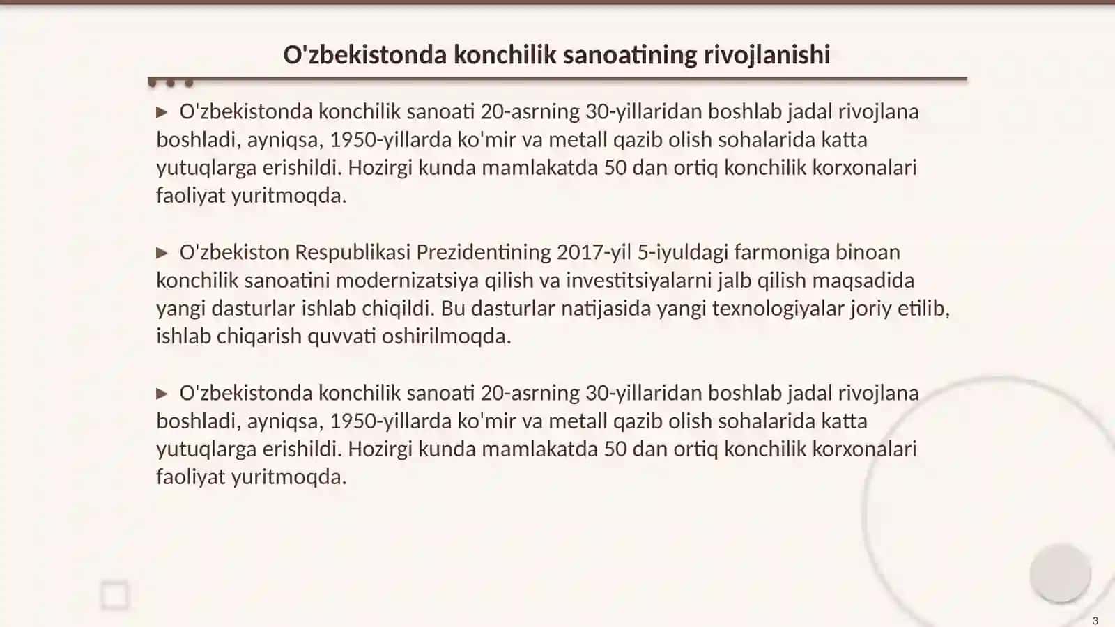 O'zbekistonda faydali qazilmalarni qazib oluvchi eng yirik konchilik korxonalari 3