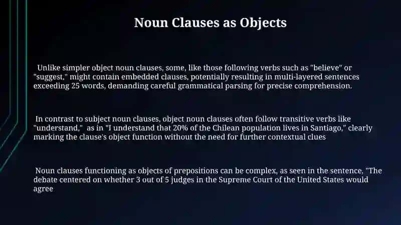 Noun clause 3