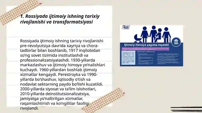 Rossiyada ijtimoiy ish rivojlanishidagi asosiy tndensiyalari 3