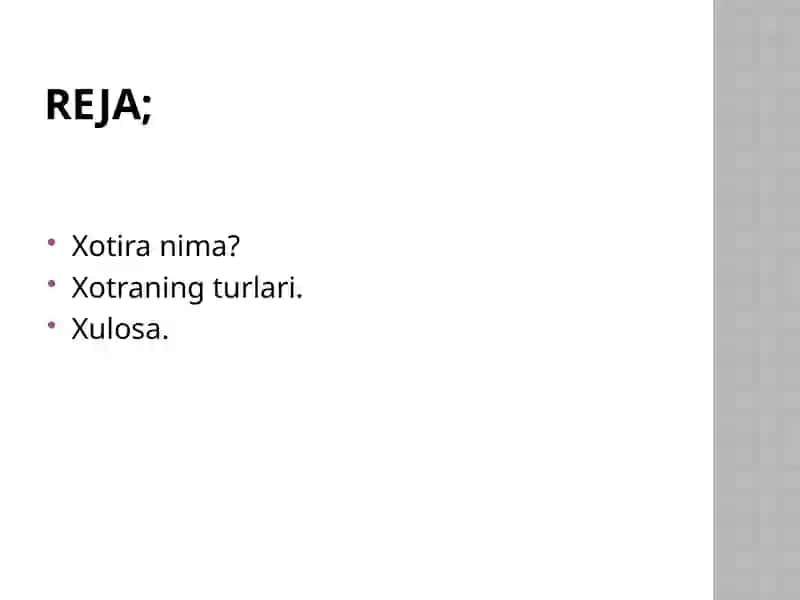 Xotiraning inson hayotidagi axamyati 3