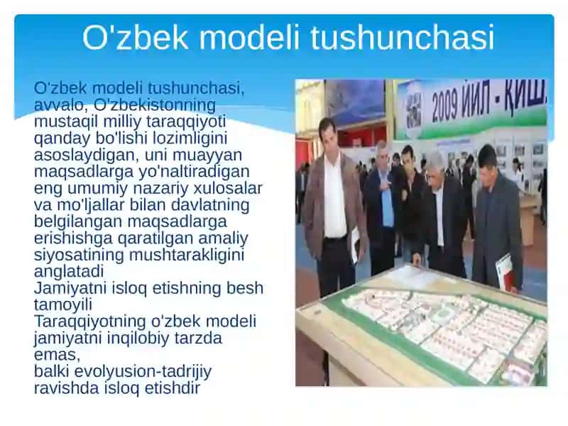 O'zbek Modeli Tushunchasi 3