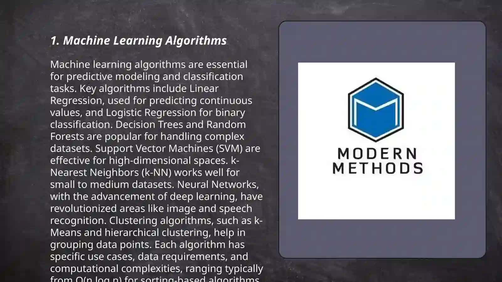 Machine Learning Algorithms 3